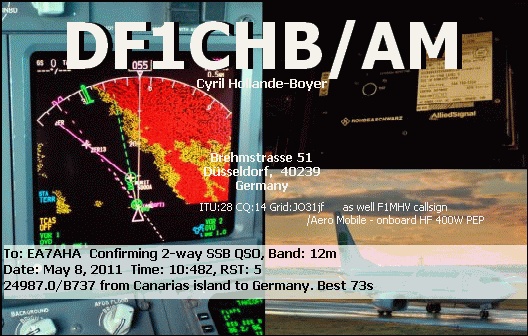 Aeronautical Mobile eQSL